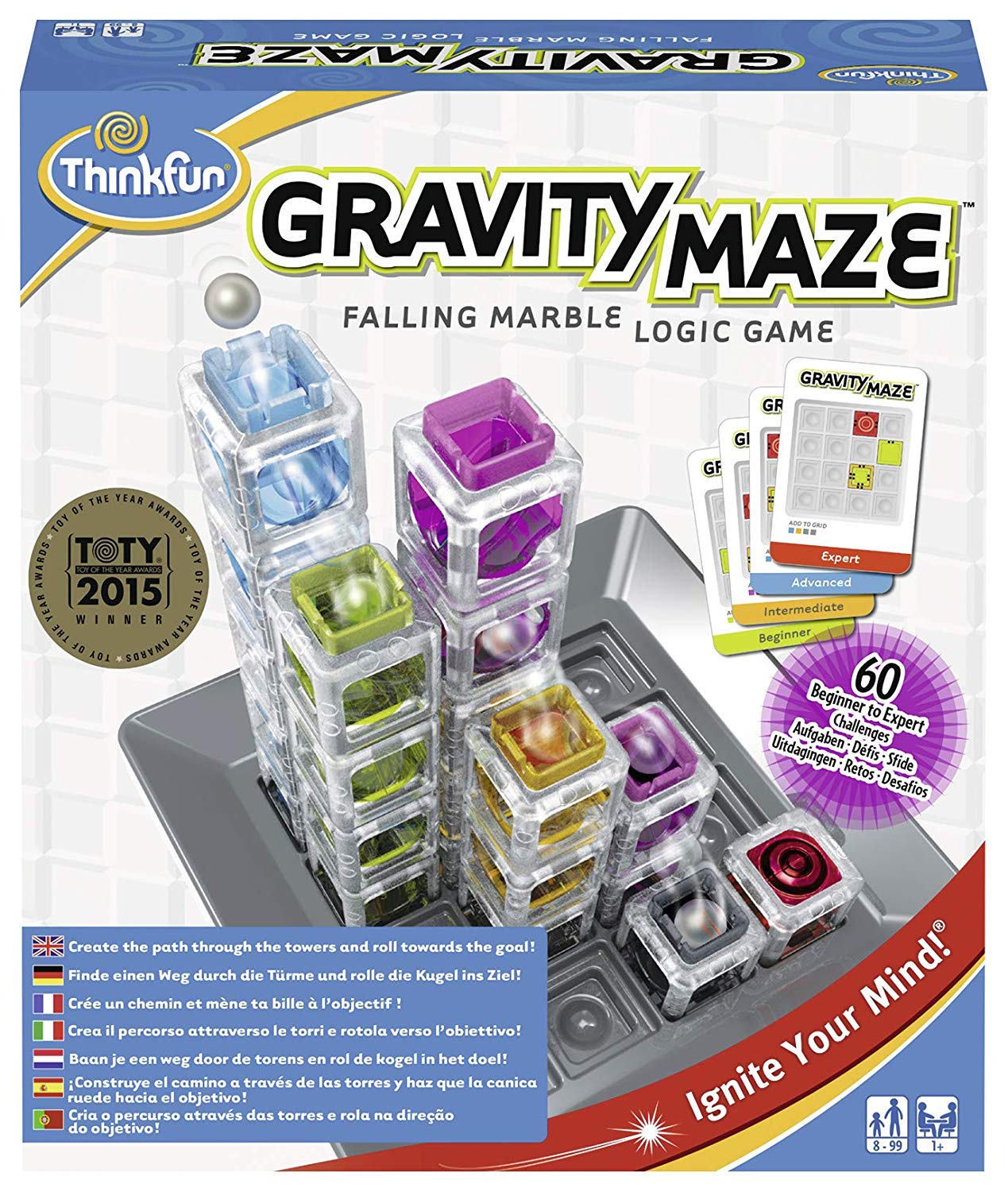 Настольная игра ThinkFun — Гравитационный 3D лабиринт, 76339 